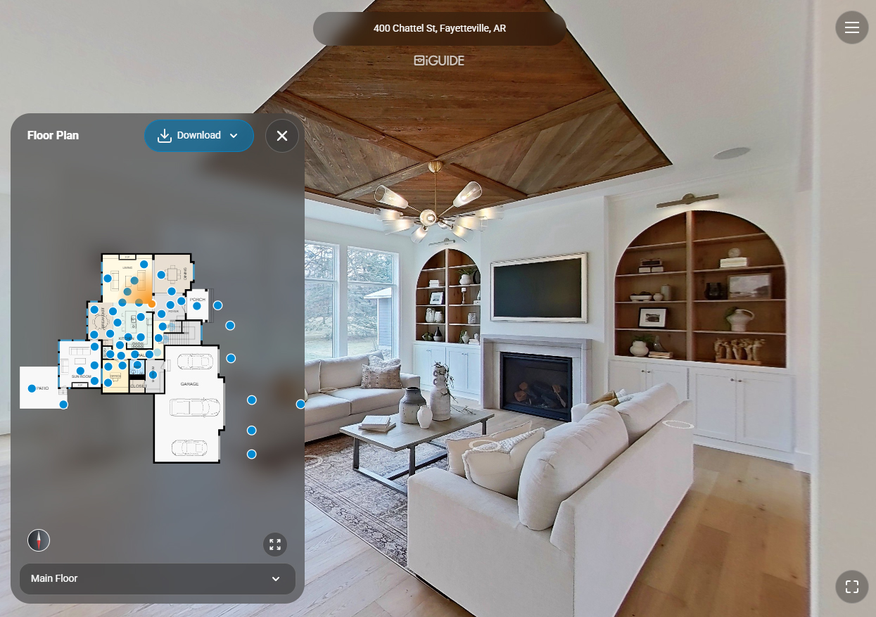 Visite virtuelle 3D pour particuliers.