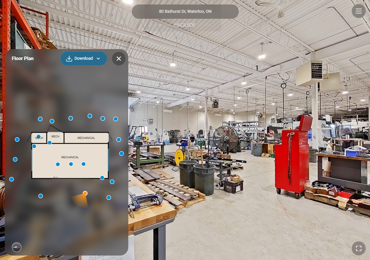 Visite virtuelle pour la gestion d'immeubles - Perco Design.