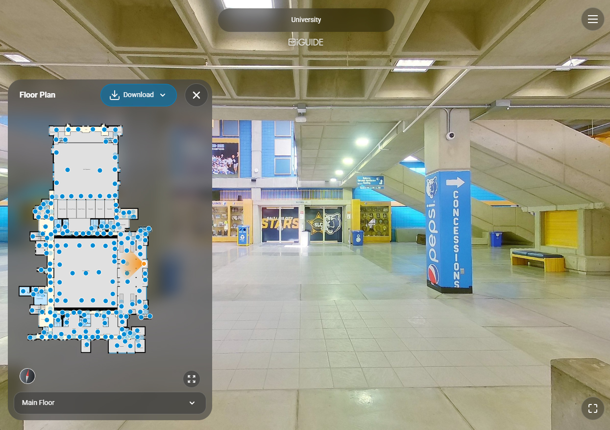 Visite virtuelle 3D pour institutions - Perco Design.