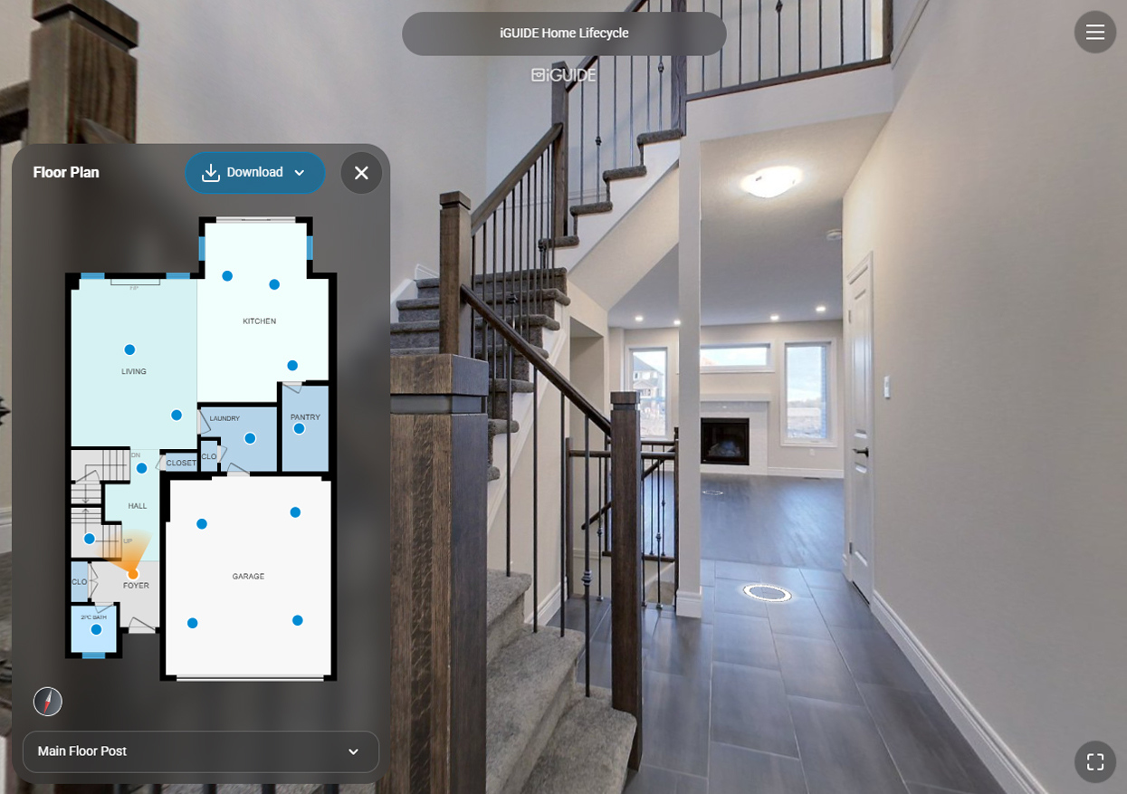 Visite virtuelle pour promoteur immobilier.